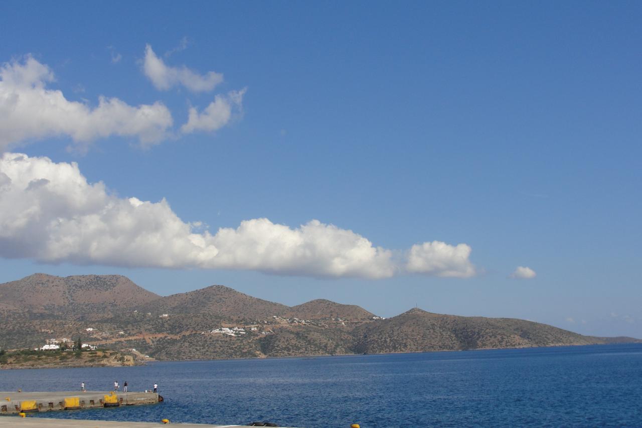 La baie de Spinalonga (Crète)