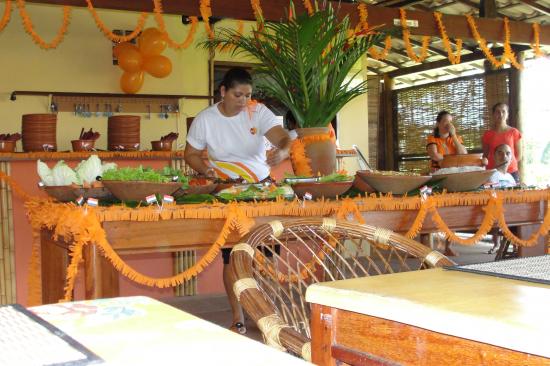 Le buffet avant la finale